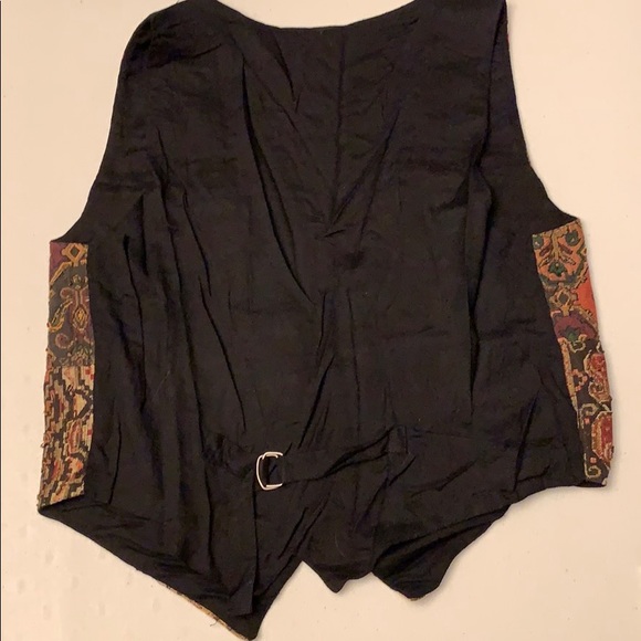 Vintage Embroidered Beaded Vest Jane Ashley Size L - Picture 4 of 7